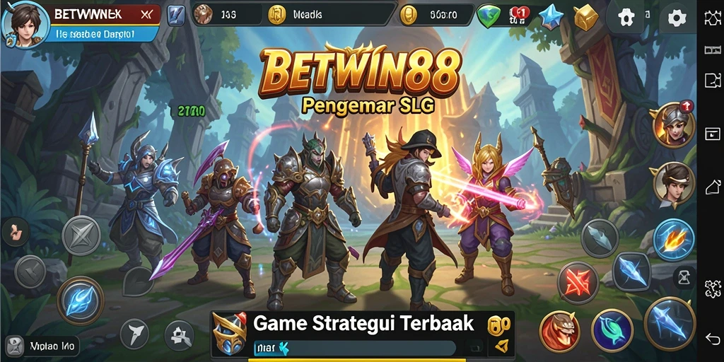 Tangkapan layar gameplay seru dari BETWIN88 yang menunjukkan strategi pertempuran.