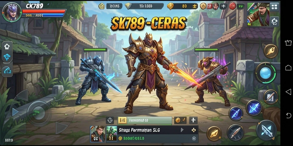 Tampilan gameplay CK789 yang penuh strategi dan pertempuran menarik.