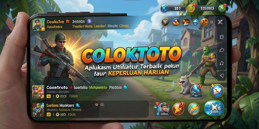Tampilan antarmuka utama COLOKTOTO yang memudahkan pengguna.