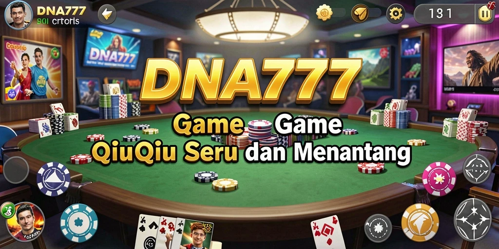 Gameplay QiuQiu yang seru dan interaktif.