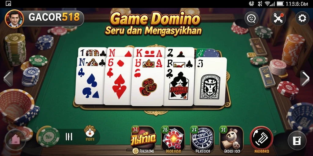 Tampilan menarik gameplay GACOR518 saat seru dimainkan.