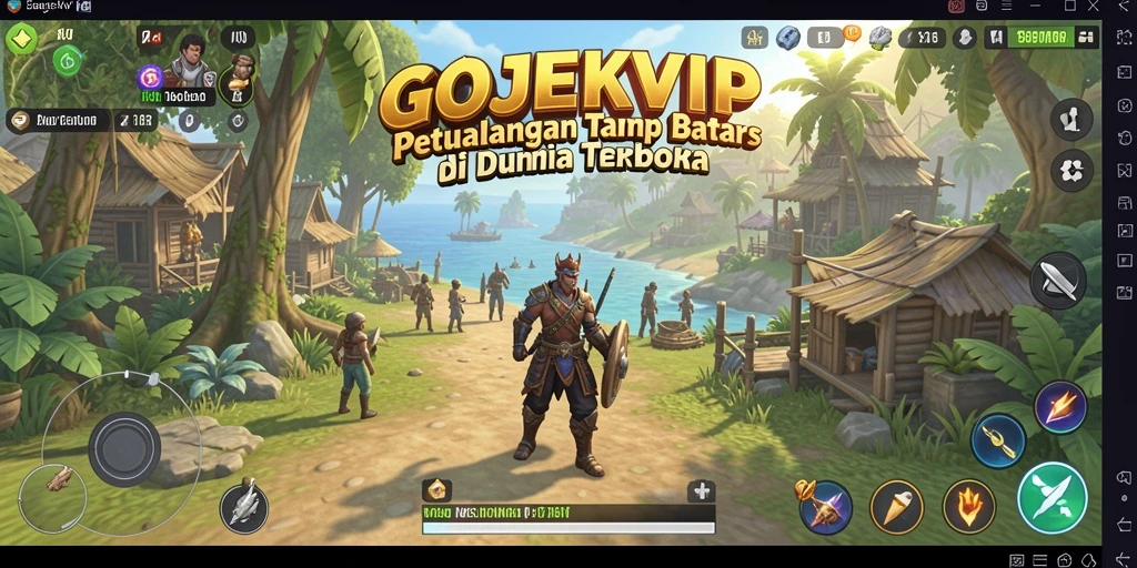 Screenshot gameplay <strong>GOJEKVIP</strong> yang menampilkan keindahan dunia terbuka.