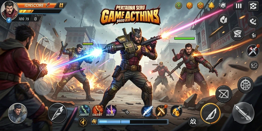 Gameplay seru dari IDNSCORE yang memacu adrenalin.