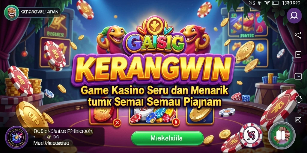 Gameplay seru dan menegangkan dari KERANGWIN saat bermain Kasino.