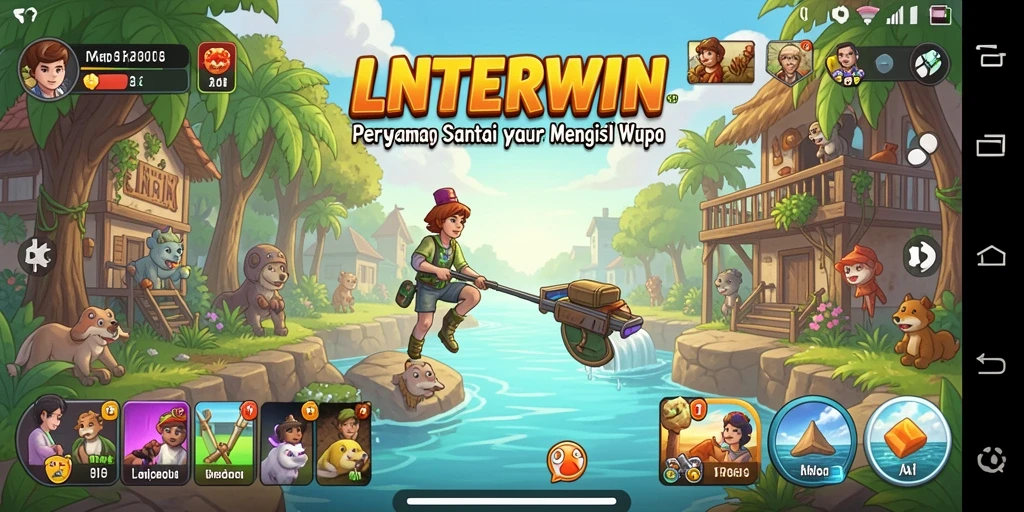 Screenshot dari gameplay LNTERWIN yang menampilkan keseruan permainan.