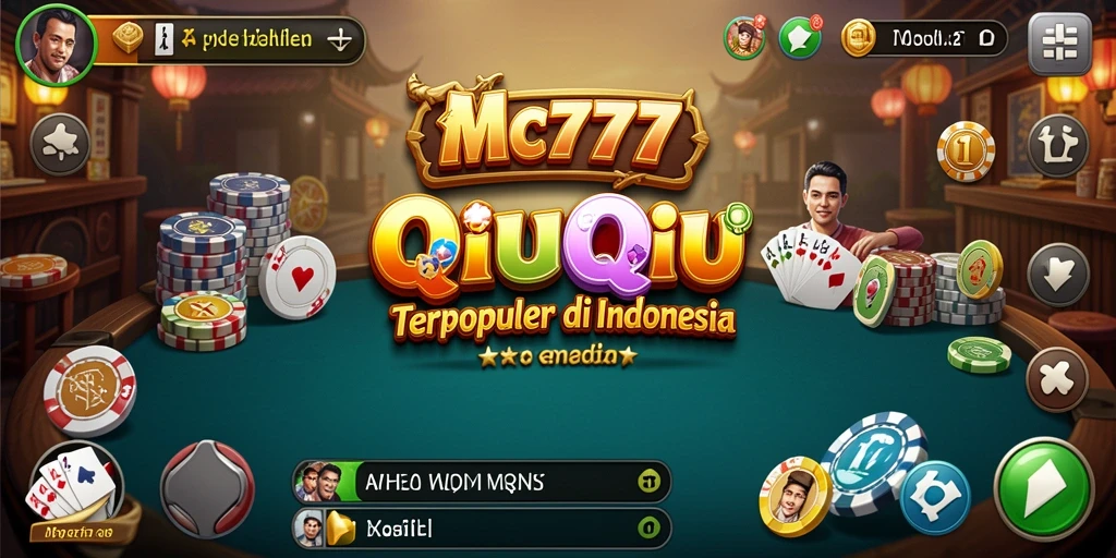 Tampilan gameplay seru dan mendebarkan dari MC777 QiuQiu.