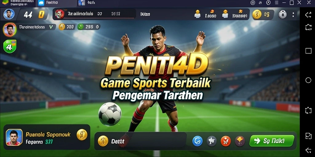 Tampilan gameplay <strong>PENITI4D</strong> yang dinamis dan interaktif.