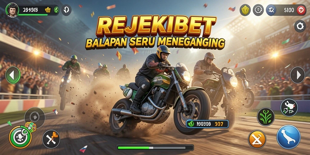 Screenshot gameplay balapan seru di REJEKIBET