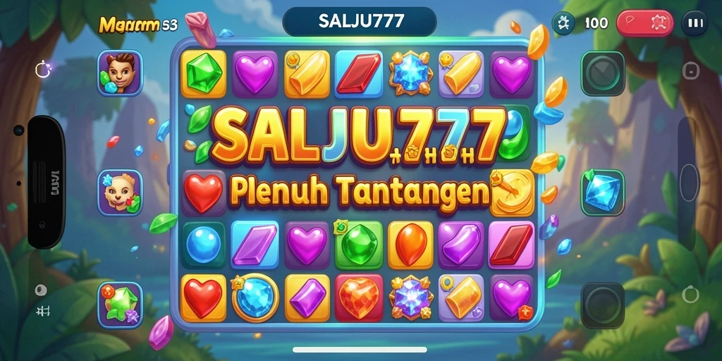 Menampilkan gameplay SALJU777 yang seru dan penuh warna.